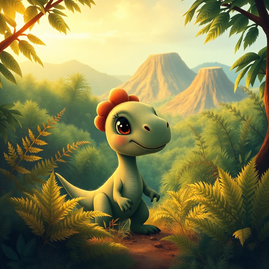 Illustration for the Dino Discovery story world