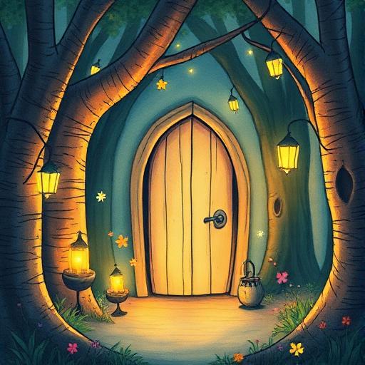 Illustration for the Enchanted Forest Fairies personalised story world