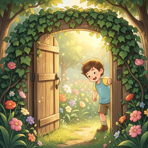 Illustration for the Secret Garden story world
