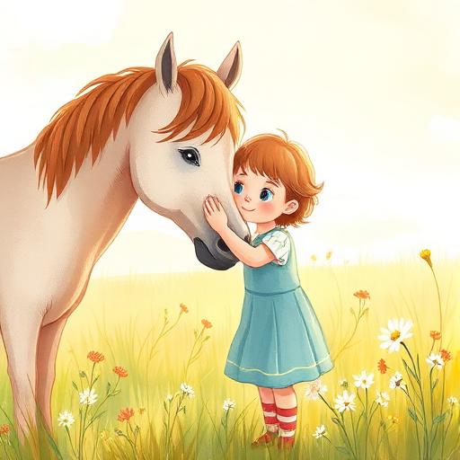 Illustration for the Horses & Ponies personalised story world
