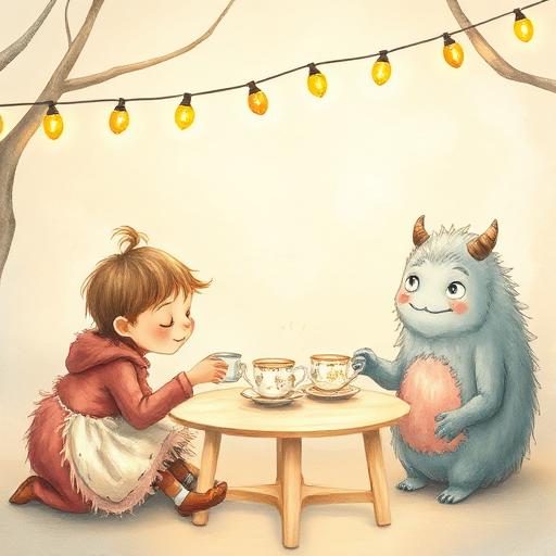 Illustration for the Friendly Monsters personalised story world