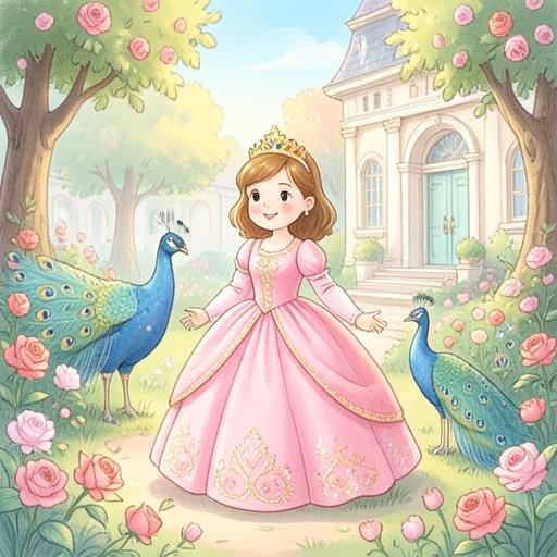 Illustration for the Princess Palace story world