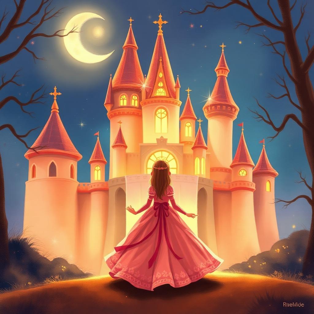 Illustration for the Princess Palace story world