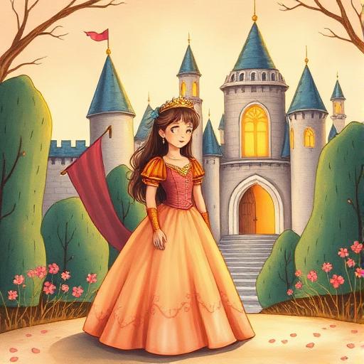 Illustration for the Brave Girls & Princesses personalised story world