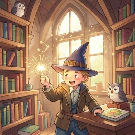 Illustration for the Wizards & Magic story world