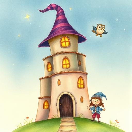Illustration for the Wizards & Magic personalised story world